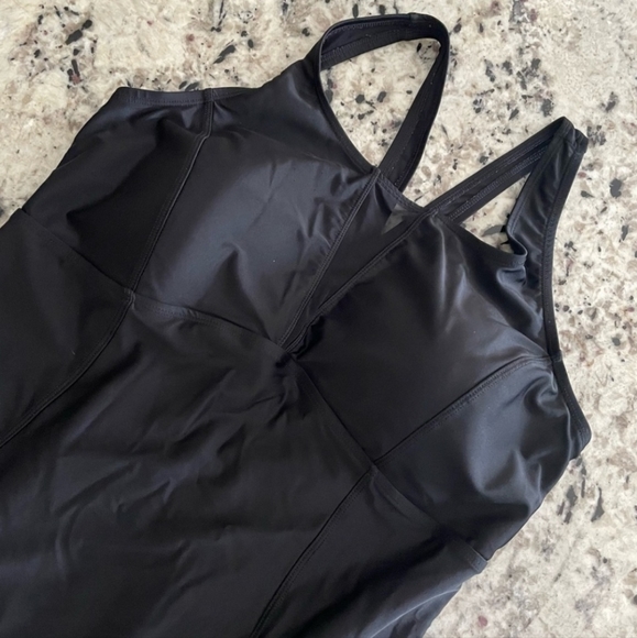 Torrid Black Mesh Inset Keyhole Back Wireless One-Piece Swimsuit 2X - Picture 13 of 16